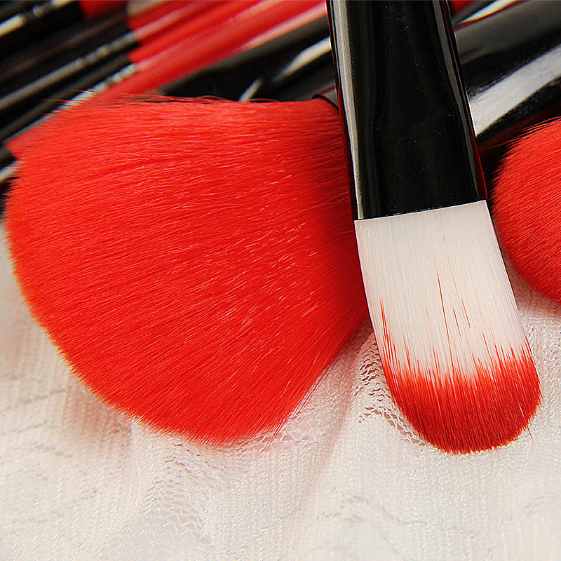 24 big red makeup brushes 24 big red makeup brushes